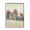 Stupell Industries Vintage Farm Barn Stable Neutral Autumn Tones in Gray Frame Wall Art